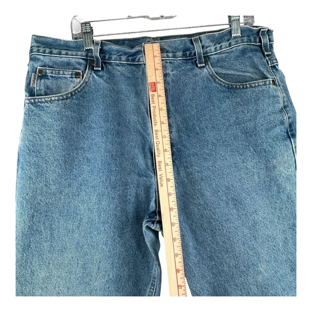 Carhartt Relaxed Fit Jeans Mens 38x30 (36x29) Denim Work‎ Pants Casual Y2K Baggy